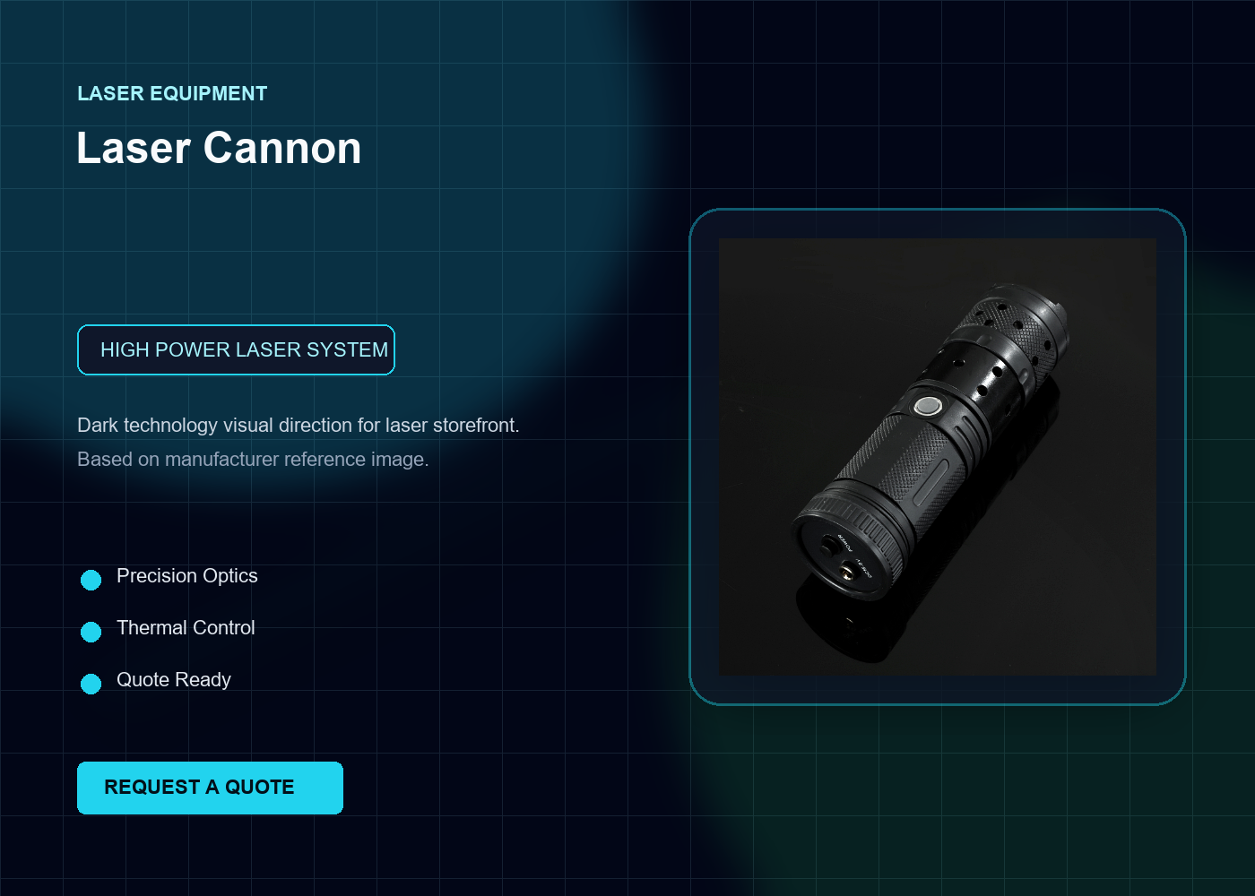 High Powered Laser Systems Layout