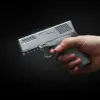 DC-40 mini laser cannon silver color detail image