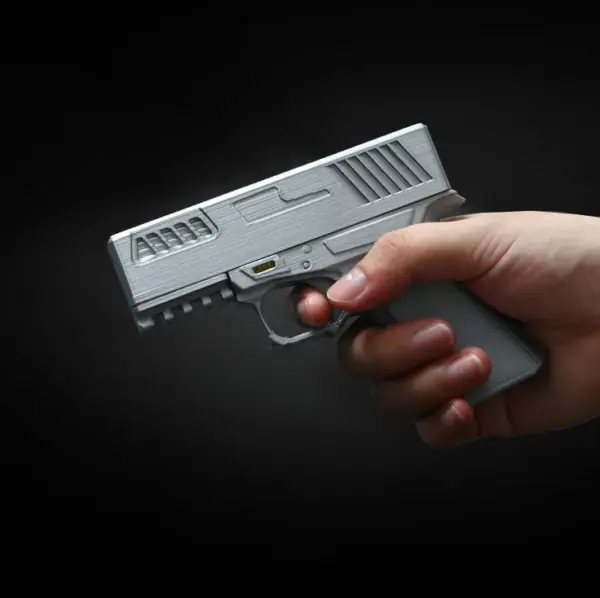 DC-40 mini laser cannon silver color detail image