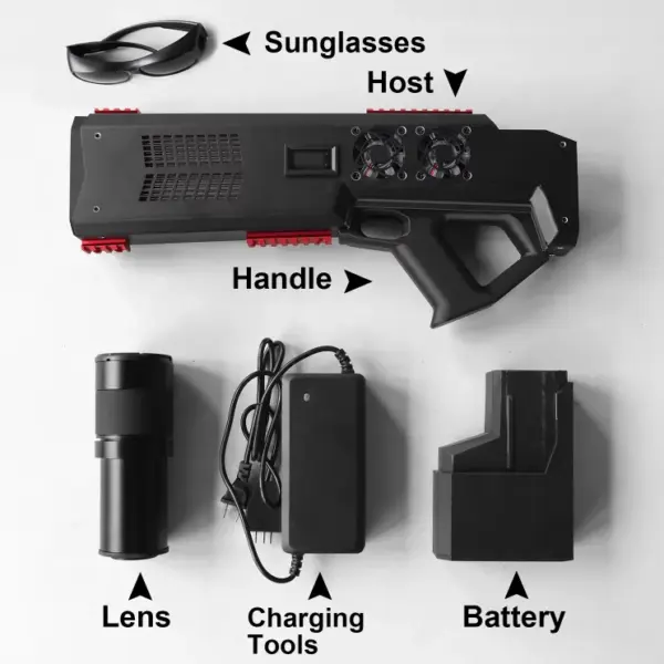 LQ1-1000 handheld laser obstacle remover black color Basic Edition