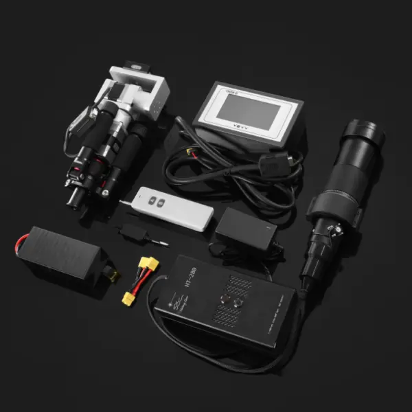 HT-280 fiber laser cannon air cooled front view
